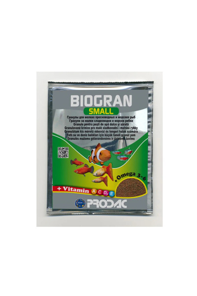 Prodac Hrana pentru pesti Biogran Small, 12 g