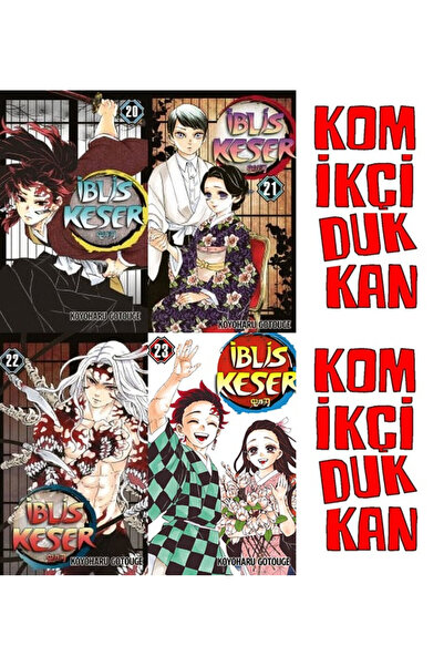 Gerekli Şeyler Yayıncılık İBLİS KESER 20-21-22-23 SET (KD 4 KİTAP MANGA SET –...