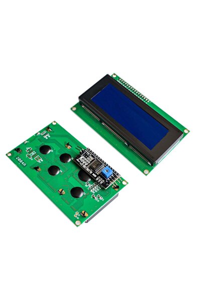 Generic 1C16 LCD 2004 Blue Serial IIC I2C TWI 20x4 Character Module Display S...