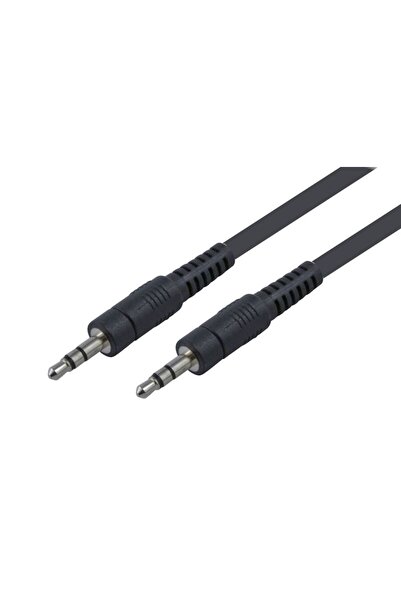 POWERTECH καλώδιο stereo 3.5mm CAB-J001, AUX, nickel plated, 1.5m, μαύρο