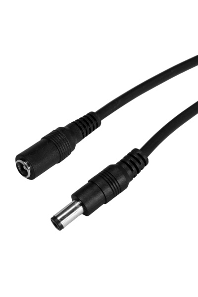 POWERTECH καλώδιο επέκτασης DC CAB-P030, 5.5 x 2.1mm, 10m, μαύρο