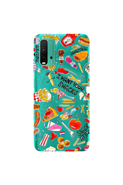 Other Xiaomi Redmi 9T Snack attack Transparent Silicone TPU Θήκη
