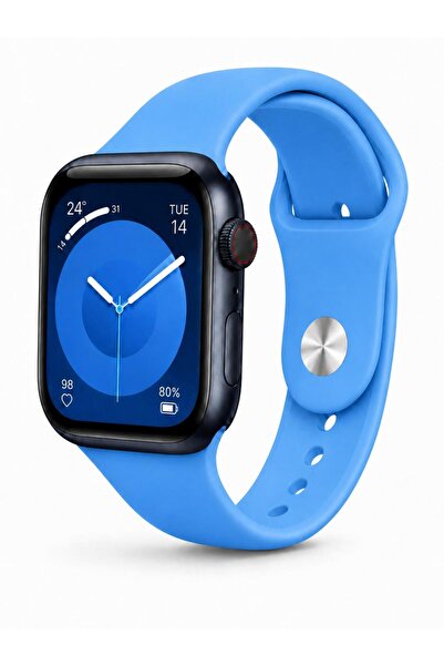 Miyole Apple Watch Uyumlu 4 5 6 7 8 9 10 Se 42 44 45 49 Mm Uyumlu Kordon Silikon