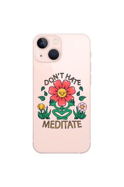 Other Apple iPhone 13 Mini Meditate Transparent Silicone TPU Θήκη