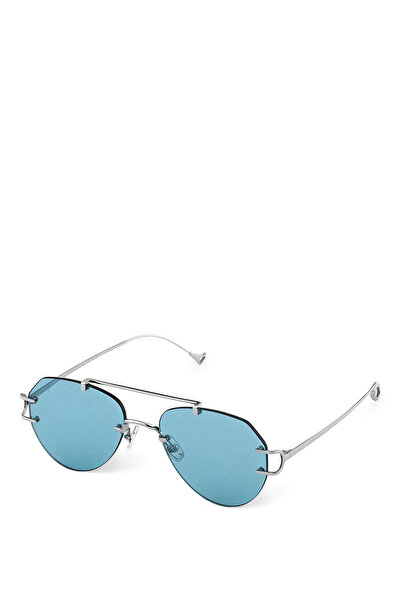 Eyepetizer نظارات شمسية فضية للجنسين من فلو 1-2F