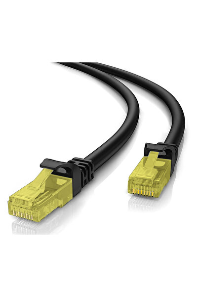 POWERTECH καλώδιο δικτύου CAB-N264, Cat 5e U/UTP, copper, 0.5m, μαύρο