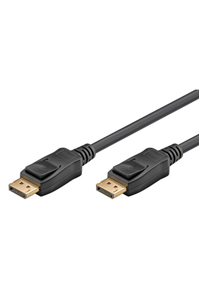 goobay καλώδιο DisplayPort 74744, 8K/120Hz, 40 Gbps, 2m, μαύρο
