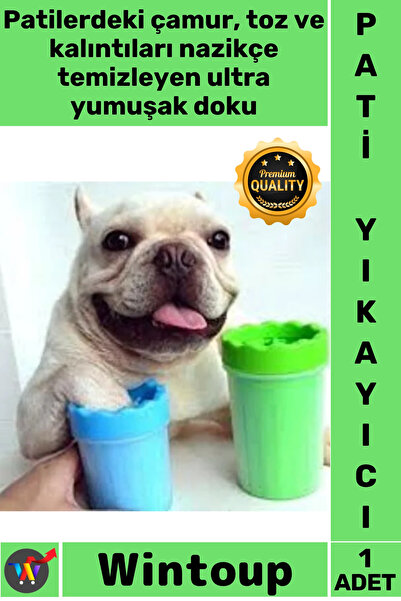 Wintoup # Paw Washing Cat Dog Silicone Soft Brush Cleaning Cup Practical Paw ...