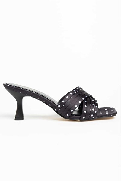 CHICELLA Monza Polka Dot Women's Heeled Slippers