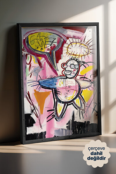 Persona Istanbul Jean-Michel Basquiat "Donut Revenge, 1982" - Neo-Ekspresyoni...