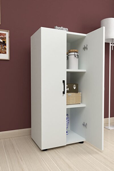 Empressco 3 Raflı 2 Kapaklı Klasörlük Dolabı Mutfak Dolabı Banyo Dolabı Çok A...