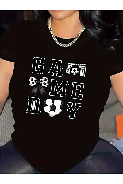 NOURAM T-Shirt Game Day, Durable and Lightweight Crew Neck, Breathable Print,...