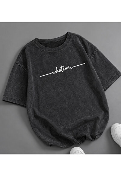 ELAN WEAR Acid Washed Oversize Unisex T-Shirt Washed Vintage Street Style Str...