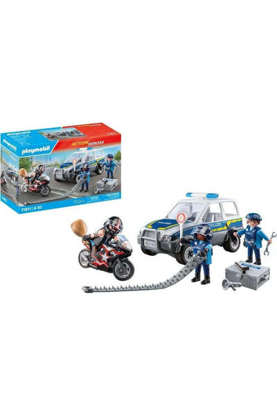 Playmobil Jucarie de rol politisti in urmarirea hotului