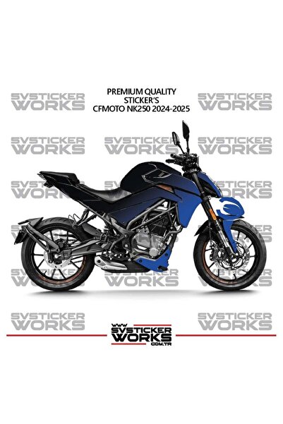 ARONA Cfmoto Nk250 Gen 2 Fairing Sticker Double Color Engine Fairing Model Re...