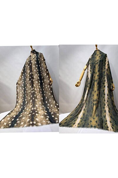 ALDAIYR Ceylan Bambi Patterned Cotton Soft Shawl Trend