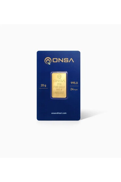 METİN GOLD 24 Ayar 20gr Külçe Altın