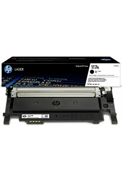 HP 117A Γνήσιο Μαύρο Τόνερ Εκτυπωτή Λέιζερ 1000 Σελίδες (W2070A)