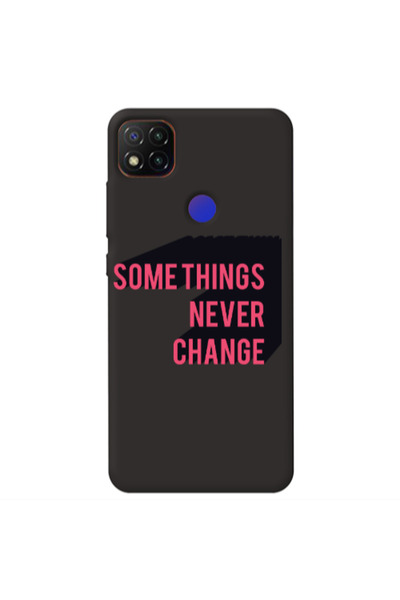 Other Xiaomi Redmi 9c Somethings Never Change Black Colored Silicone TPU Θήκη