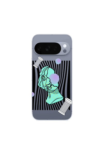 Other Google Pixel 10 Pro Columns Transparent Silicone TPU Θήκη
