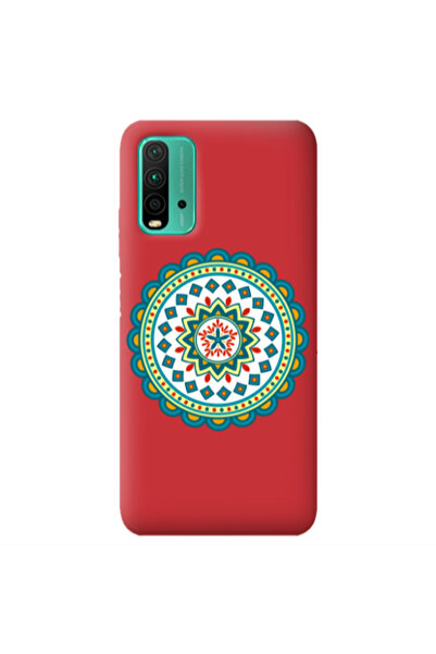 Other Xiaomi Poco M3 Mandala D11 Red Colored Silicone TPU Θήκη