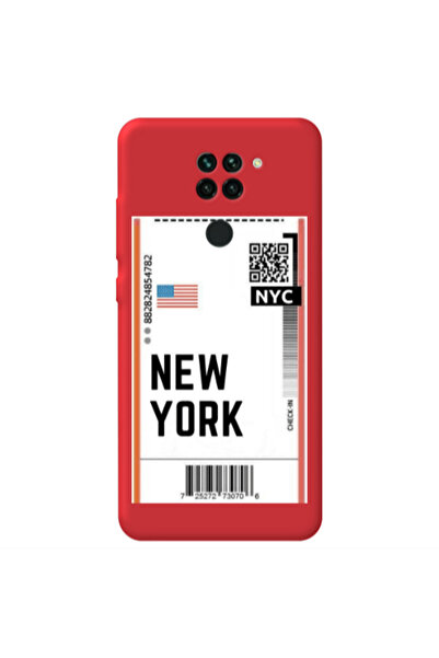 Other Xiaomi Redmi Note 9 New York NYC Red Colored Silicone TPU Θήκη