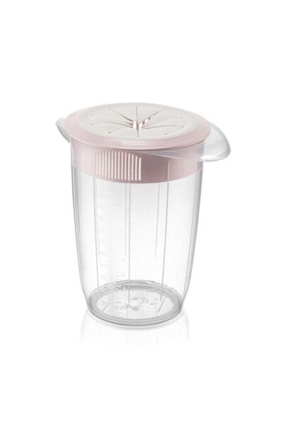 OEM Bol gradat pentru mixer, capac inclus, 1,25 L, Transparent/Alb