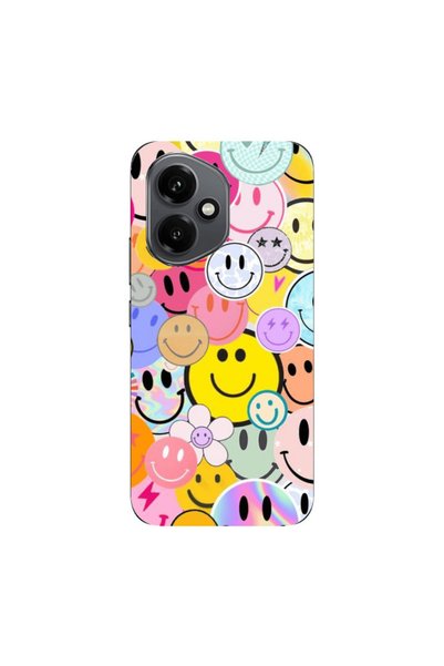 Other Honor Magic 400 Smiley Stickers Transparent Silicone TPU Θήκη