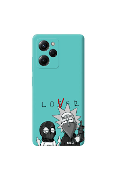 Other Xiaomi Poco X5 Pro Rick Loser Turquoise Colored Silicone TPU Θήκη