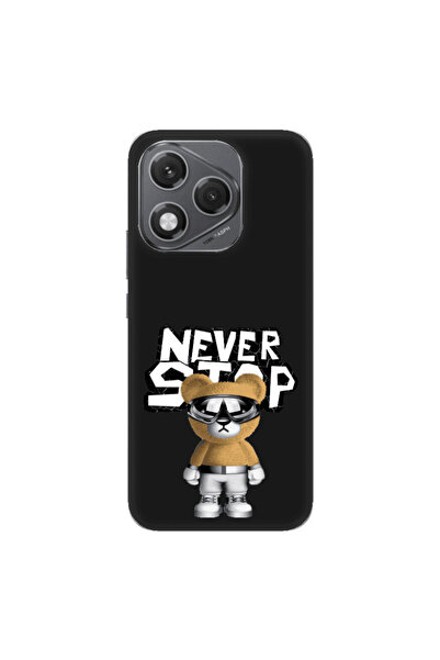 Other Honor 400 Lite Never stop Black Colored Silicone TPU Θήκη
