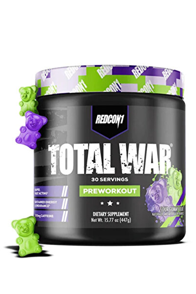 REDCON1 Total War, Sour Gummy, 30 Servings, Improve Metabolic Functions