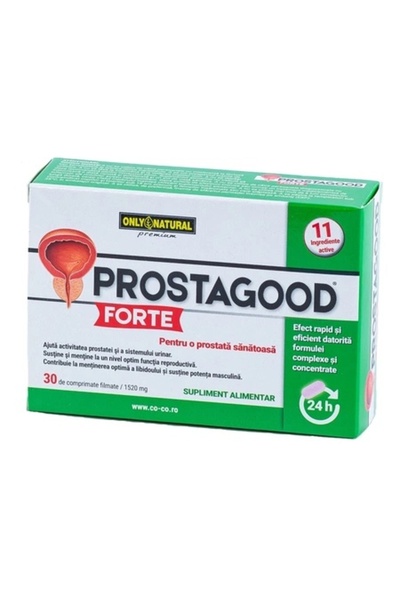 Only Natural Prostagood Forte, 30 comprimate,