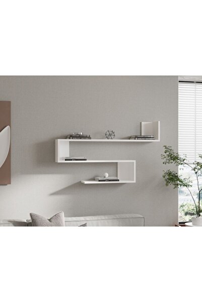 UnicUtil Ράφτες τοίχου, Ρουστίκ Στυλ, UnicUtil, 120 x 71 x 20 εκ., Λευκό