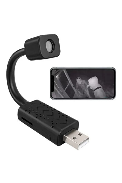 Genel Markalar Hello Hl-37822 Mini Akıllı Güvenlik Kamerası Taşınabilir Usb G...