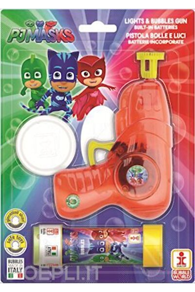 Dulcop Pj Masks Πιστόλι Φυσαλίδων Μεσαίες Σαπουνόφουσκες