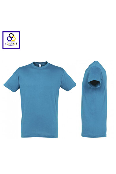 eCult Hub eC T-shirt Classic 2 - Σιέλ (έντονο γαλάζιο)