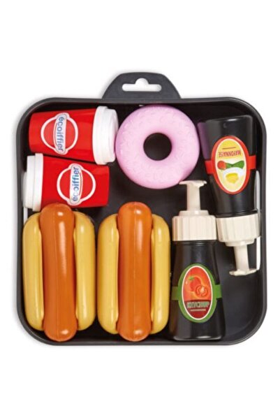 ECOİFFİER Σετ Κουζίνας: Γεύμα Χοτ Ντογκ με Ντόνατ και Καφέ (929)
