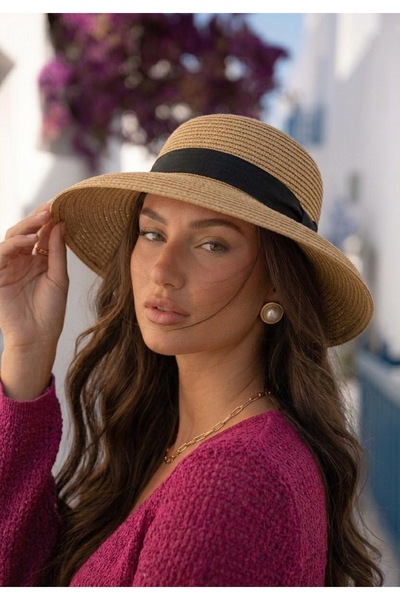 LAGRANZE Special Mold Bow-Tailed Women's Straw Hat