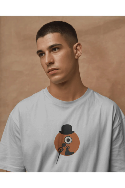 buzagi tasarım ürünleri A Clockwork Orange Unisex White Regular T-Shirt