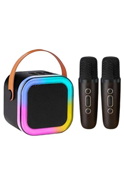 Blue Toys Ασύρματο Ηχείο Καραόκε με 2 Μικρόφωνα και RGB (MKX059177)