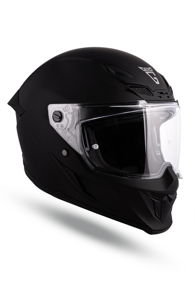 DeadG Inferno Mat Siyah Güneş Vizörlü Kask