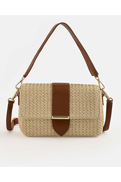 REDTAG Women Beige Messenger Bag