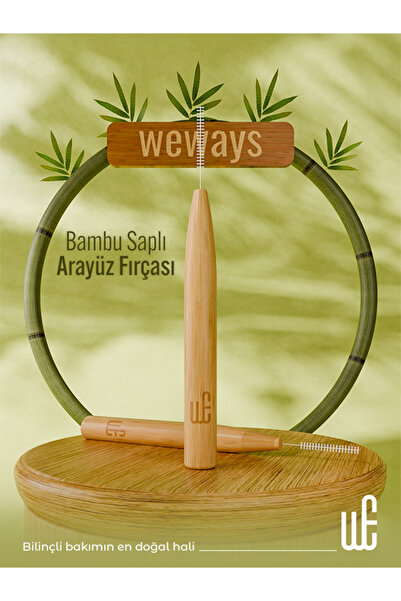 Weways Bambu Saplı Arayüz Fırçası