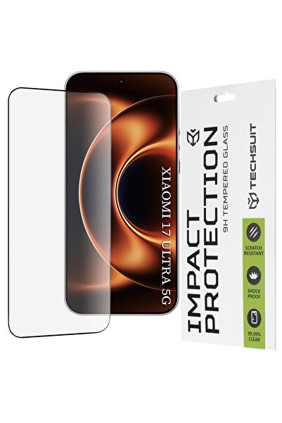 Techsuit Folie pentru Xiaomi 17 Ultra - 111D Full Cover / Sticlă cu adeziv in...