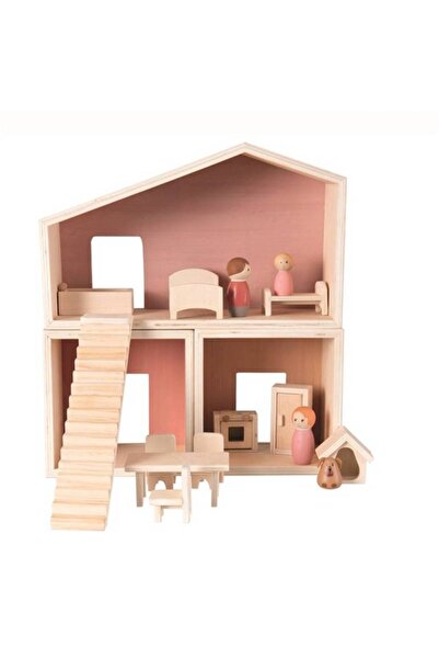 Egmont Toys Casă de păpuși modulară din lemn
