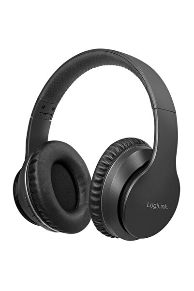 LogiLink BT0053, Peste ureche, BT 5.0, ANC, Negru