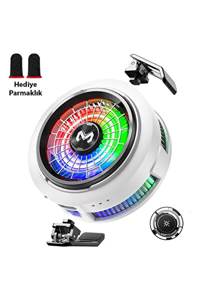 Genel Markalar Memo CX20 iOS Android Soğutucu 20W Manyetik RGB Telefon Soğutu...