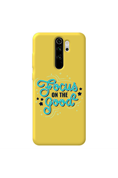 Other Xiaomi Redmi Note 8 Pro Focus On The Good Yellow Colored Silicone TPU Θήκη