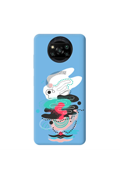 Other Xiaomi Poco X3 /X3 Pro Abstract 50 Blue Colored Silicone TPU Θήκη