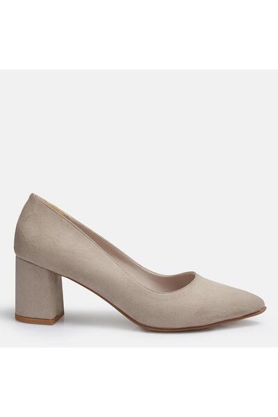 37Numara Large size stiletto thick heel 41-42-43-44-ten suede